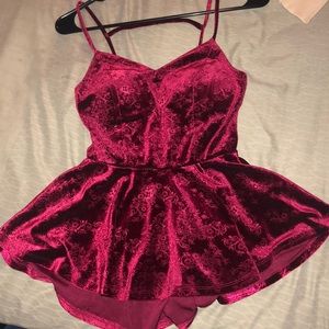 Beautiful velvet blouse.